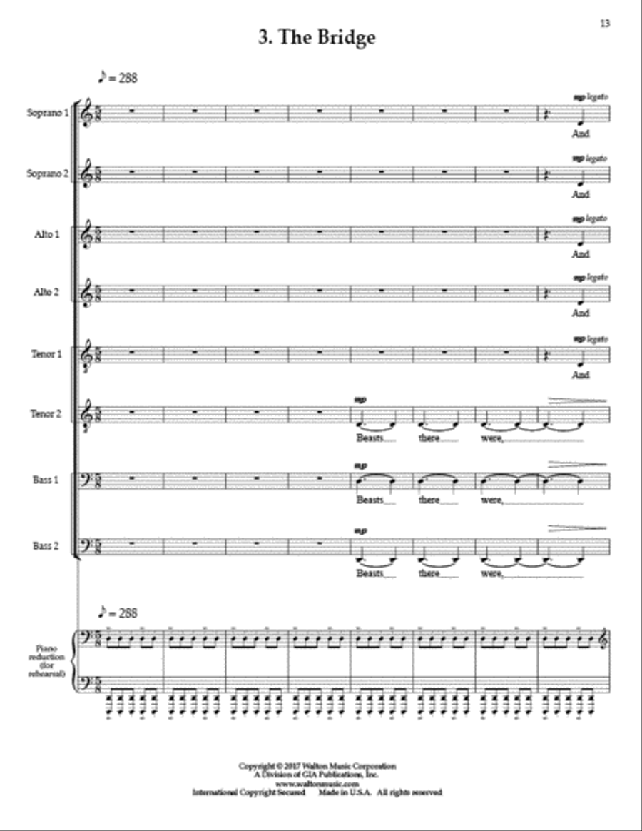 Dreamweaver - Vocal Score Divisi scores gallery preview page 4