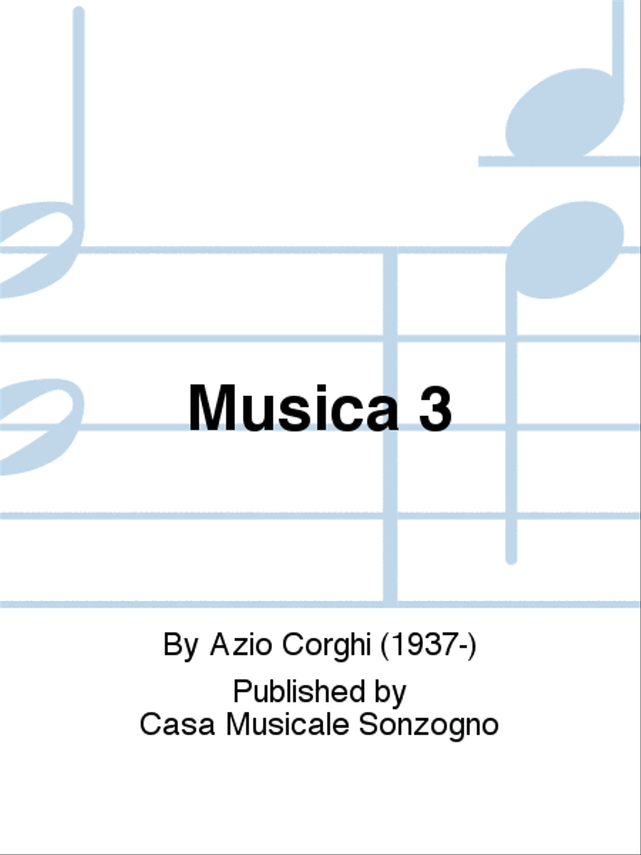 Musica 3 Clarinet scores gallery preview page 1