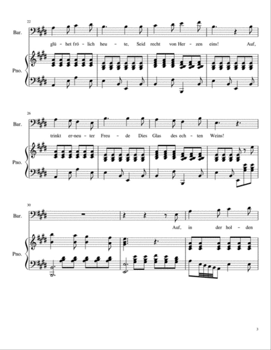 Bundeslied Voice Solo scores gallery preview page 3