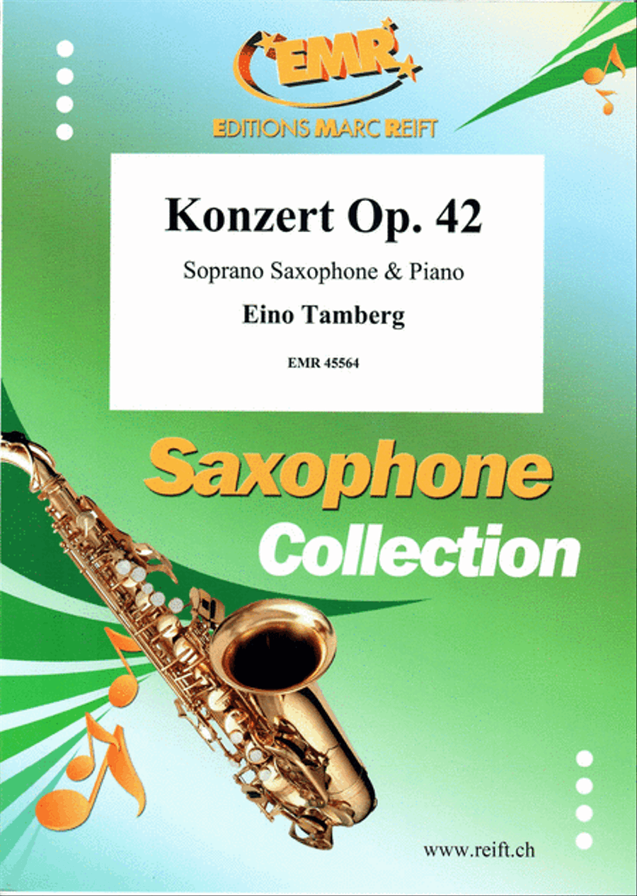 Konzert Op. 42 Soprano Saxophone scores gallery preview page 1