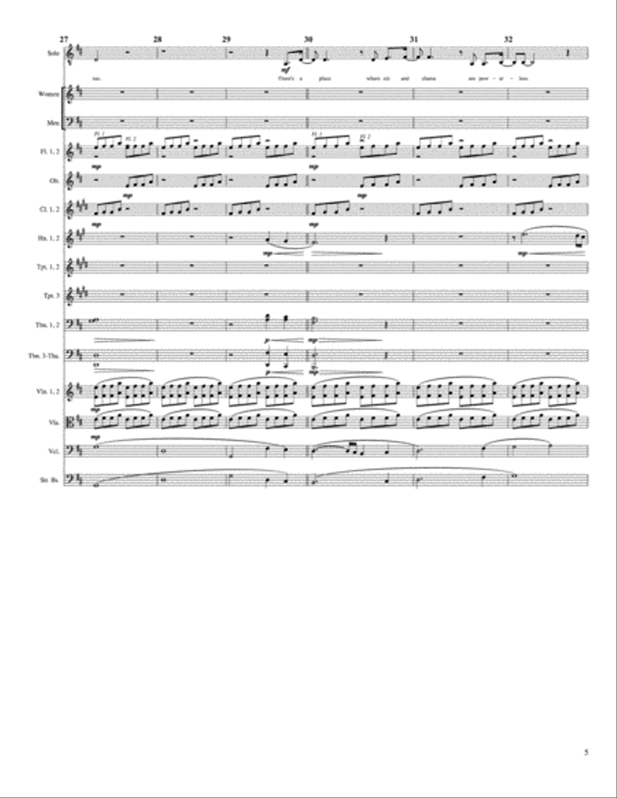 At The Cross (love Ran Red) 4-Part scores gallery preview page 5