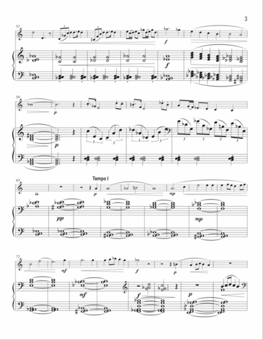 Psalm for Trumpet and Piano Trumpet Solo scores gallery preview page 5