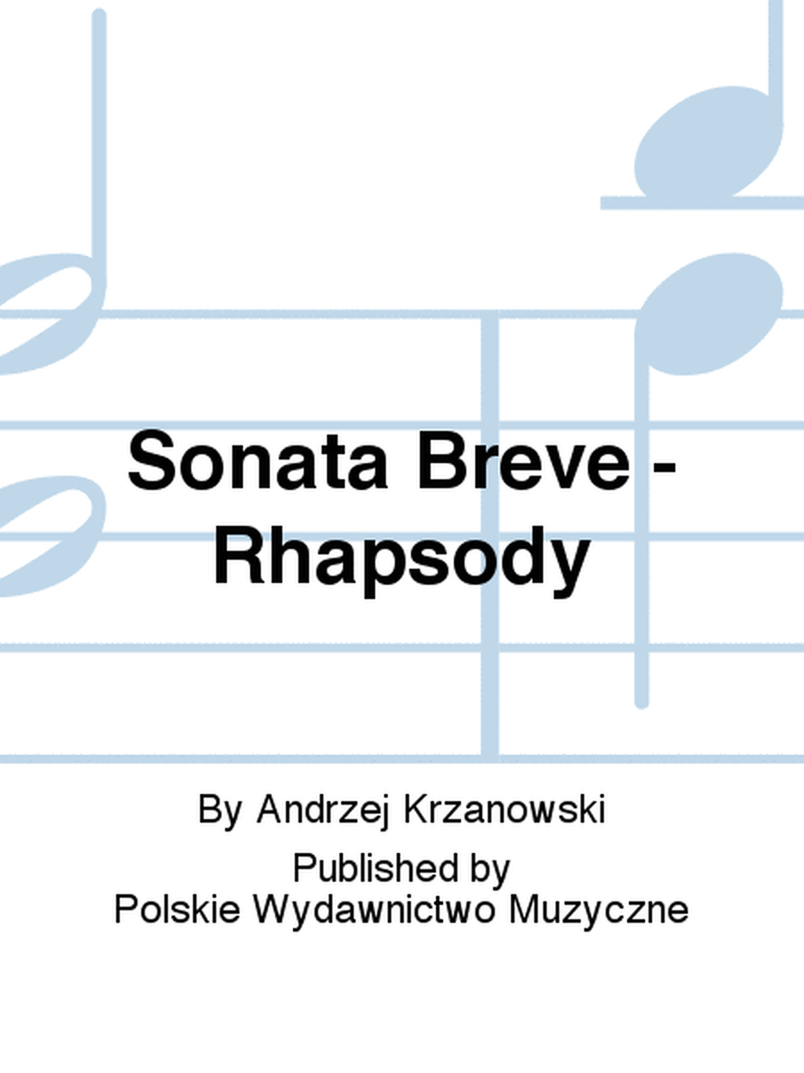 Sonata Breve - Rhapsody