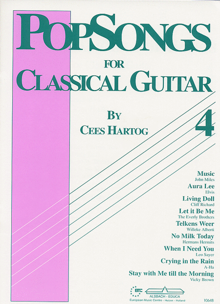 Popsongs for Classical Guitar vol.4