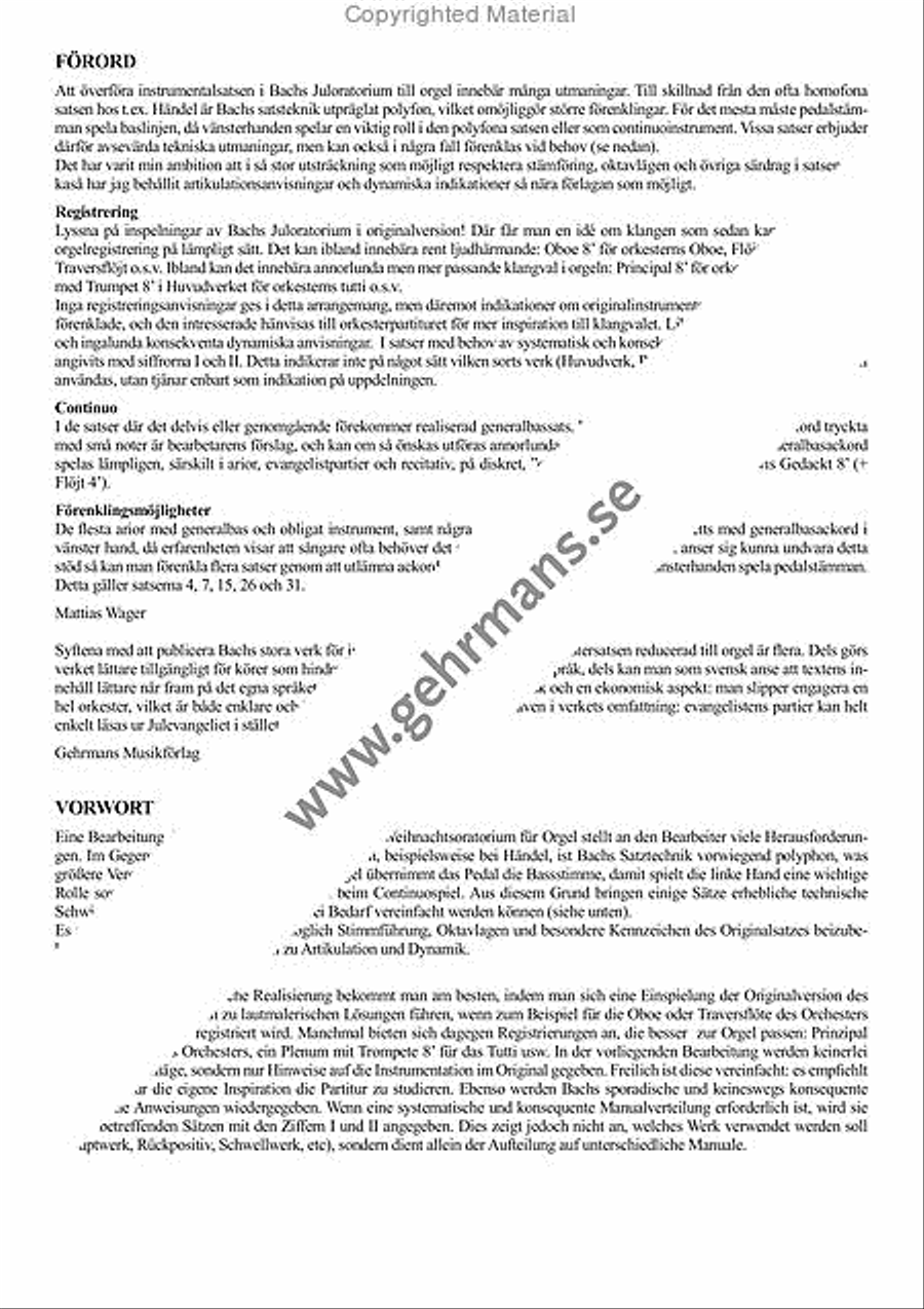 Juloratorium - Kor och orgel 4-Part scores gallery preview page 2