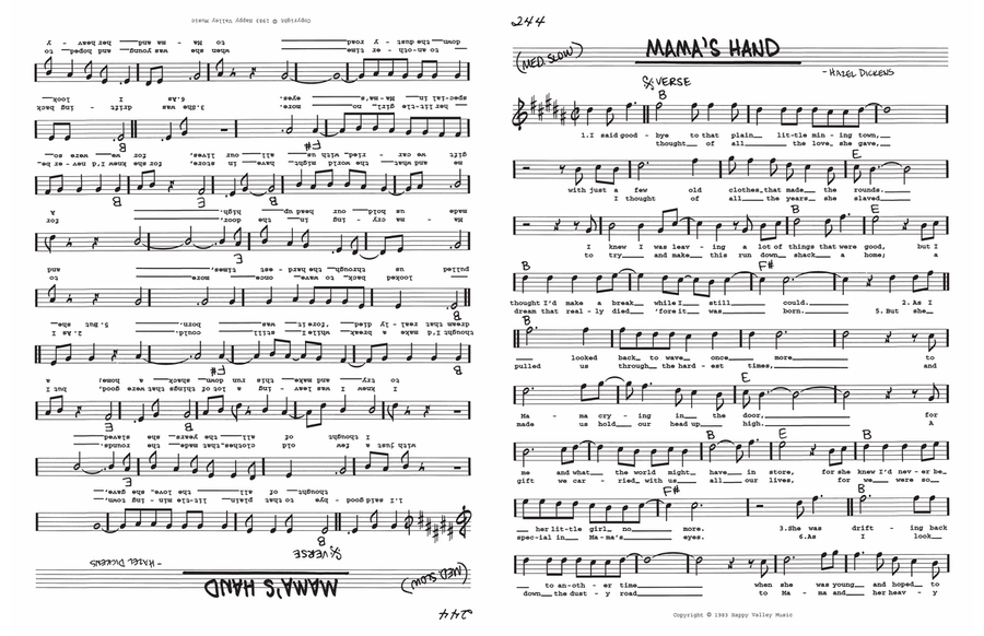 Mama's Hand Voice scores gallery preview page 1