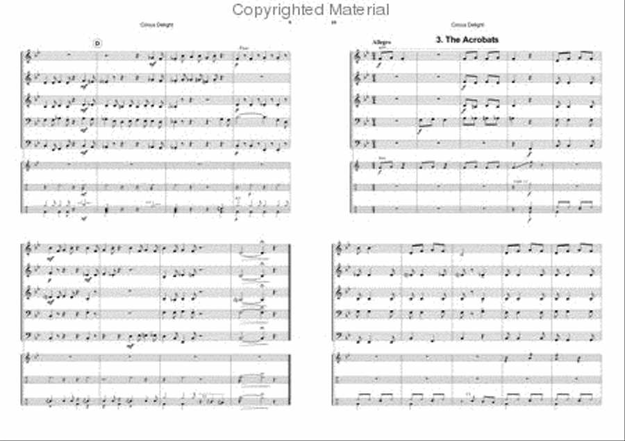 Circus Delight Circus Delight Brass Band scores gallery preview page 5