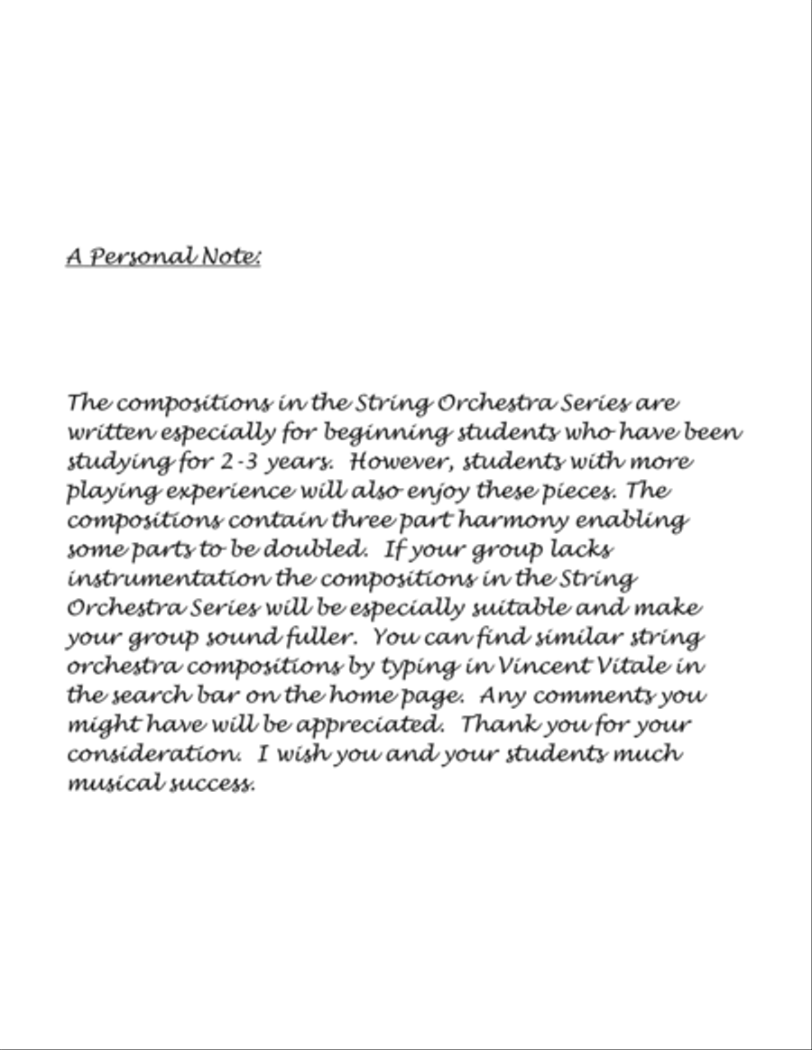 OPUS ONE String Orchestra scores gallery preview page 2