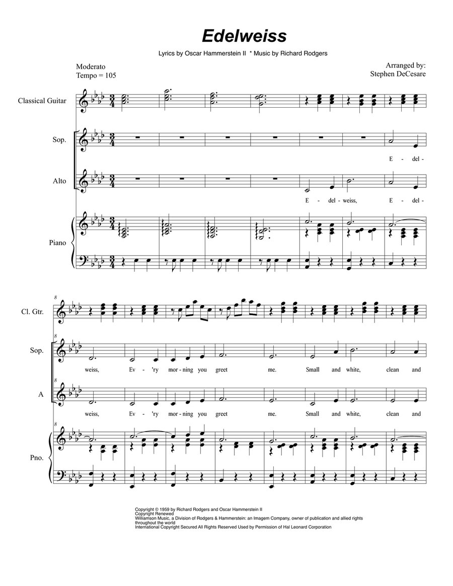 Edelweiss Alto Voice scores gallery preview page 1