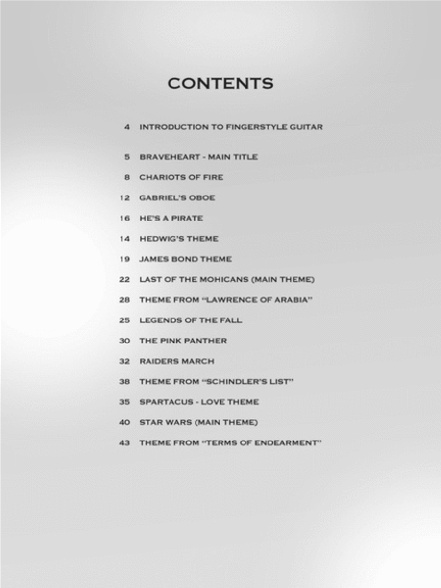 Fingerpicking Film Score Music Fingerpicking Guitar scores gallery preview page 2