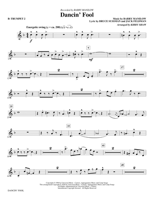 Dancin' Fool (arr. Kirby Shaw) - Bb Trumpet 2