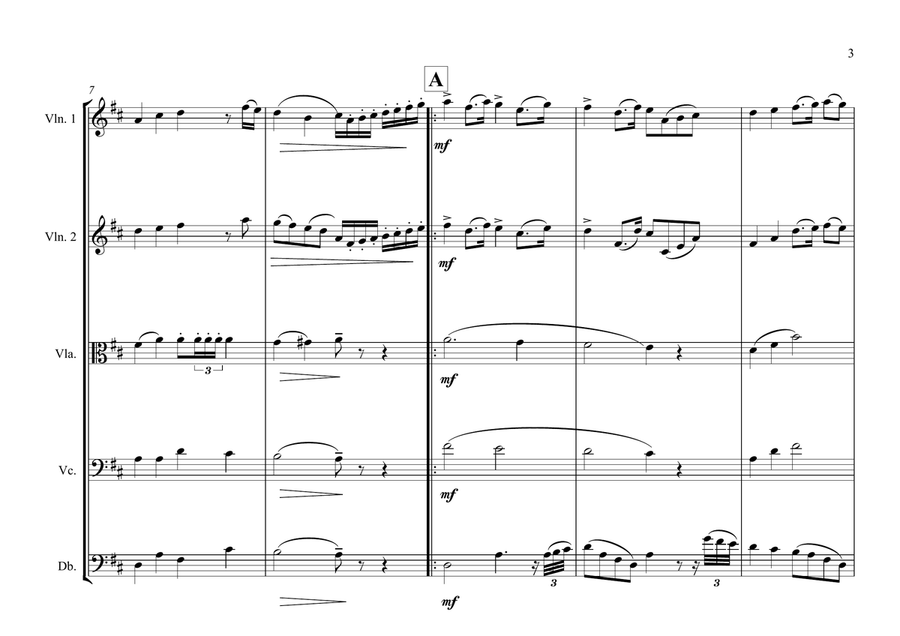 Spanish National Anthem for String Orchestra String Orchestra scores gallery preview page 3