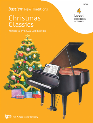 Book cover for Bastien New Trad: Christmas Classics Level 4