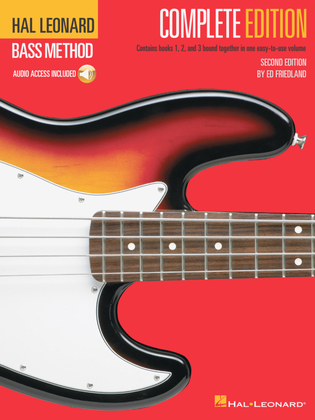 Book cover for Hal Leonard Bass Method – Complete Edition