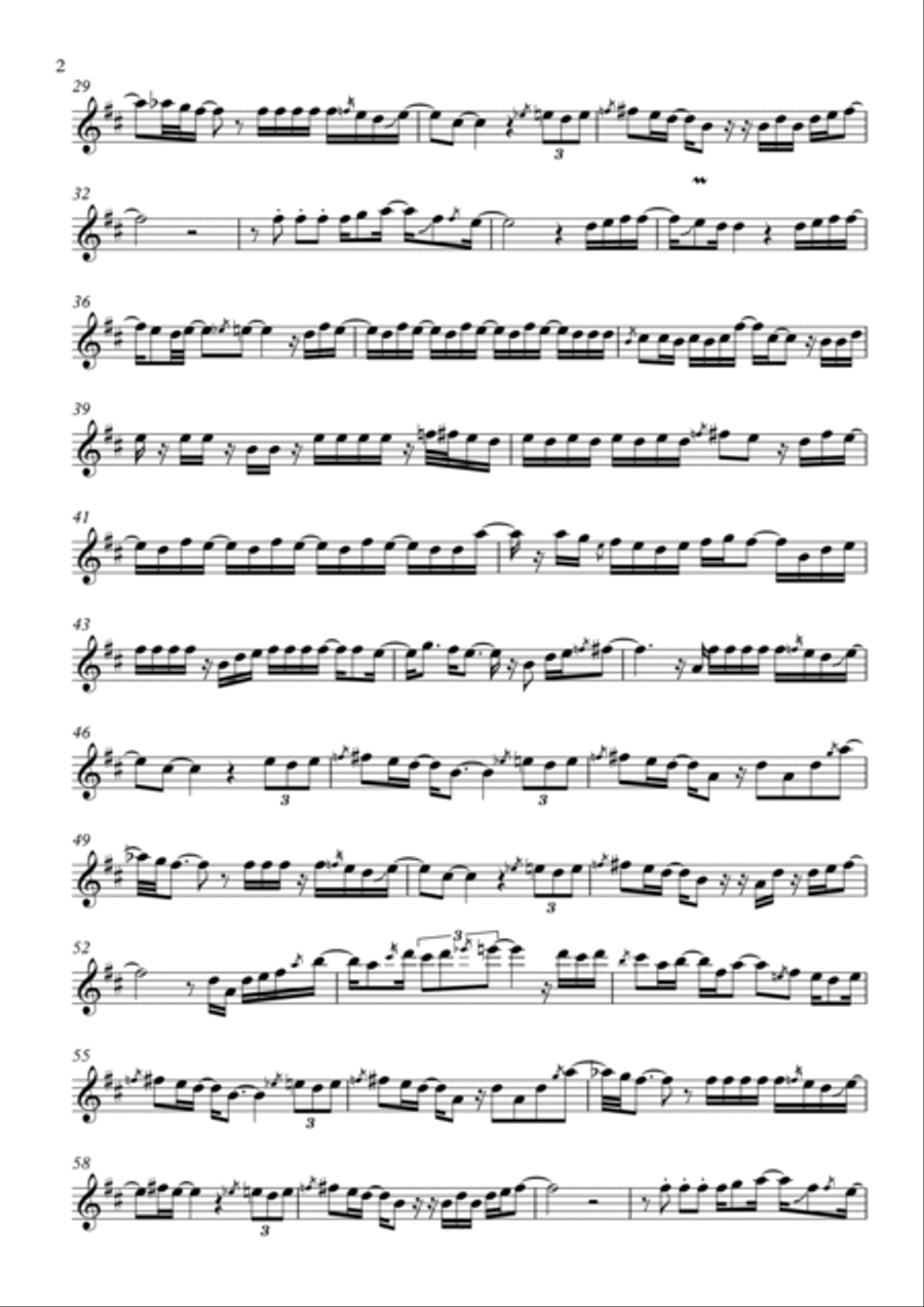 Ouvi Dizer Oboe Solo scores gallery preview page 2