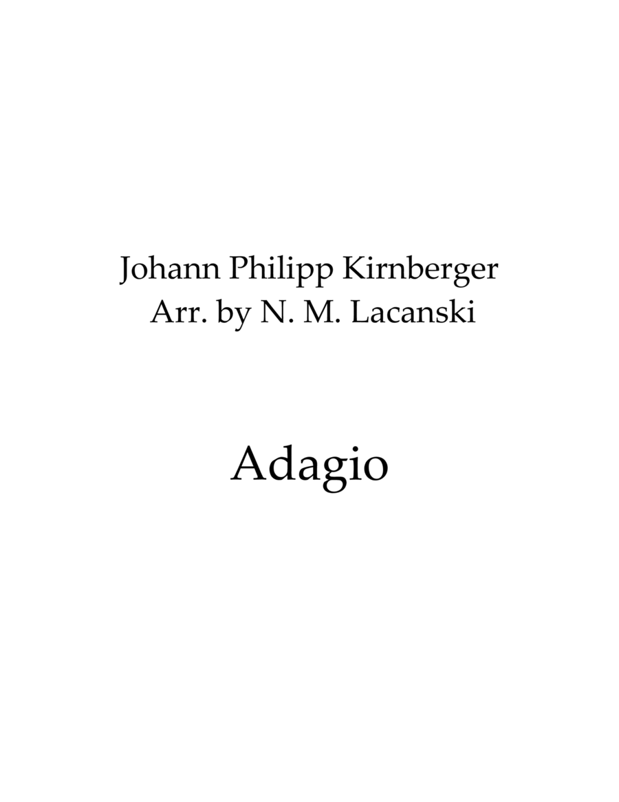 Adagio Adagio Woodwind Duet scores gallery preview page 1