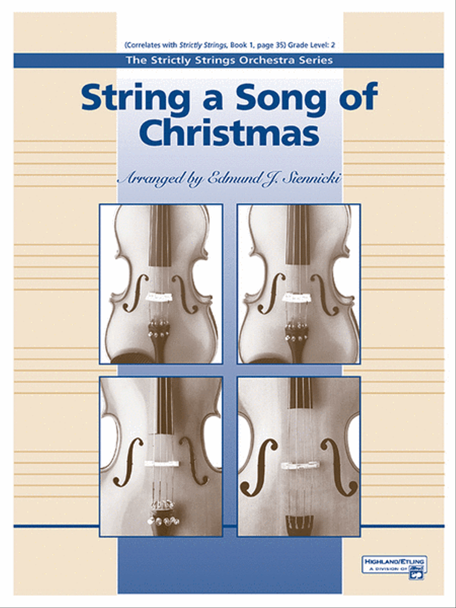 String a Song of Christmas String Orchestra scores gallery preview page 1