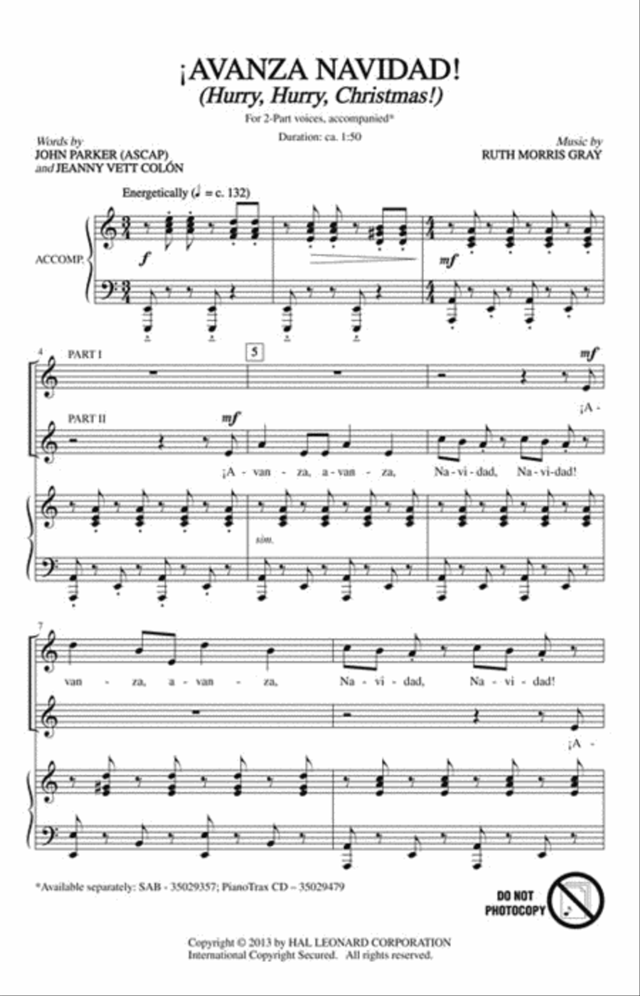 ¡Avanza Navidad! ¡Avanza Navidad! 2-Part scores gallery preview page 2