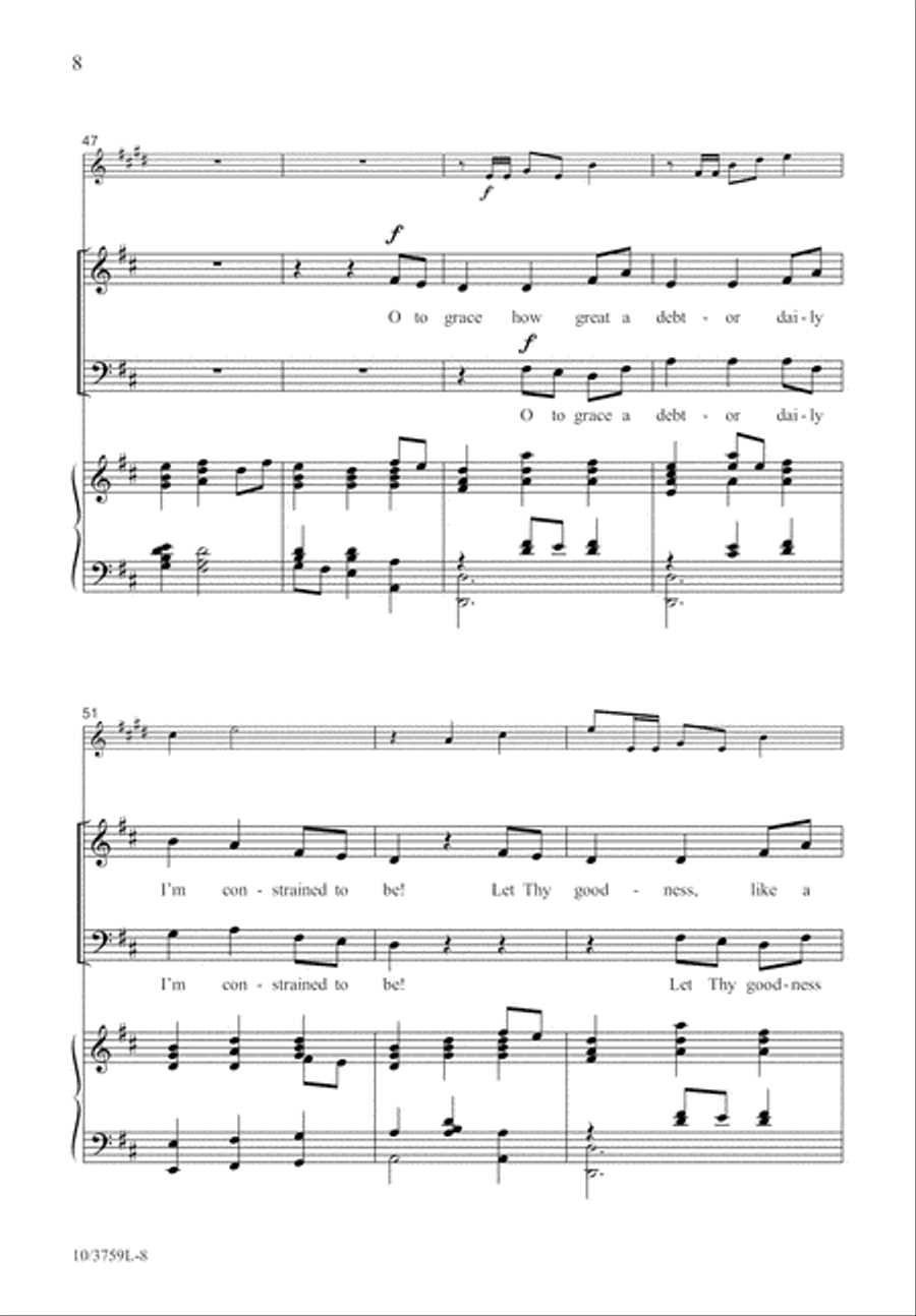 Fount of Every Blessing 2-Part scores gallery preview page 8