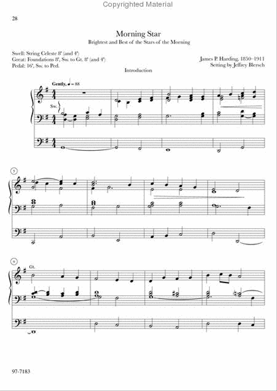 Introductions, Harmonizations, Accompaniments, Interpretations, Vol. 3 Organ scores gallery preview page 8