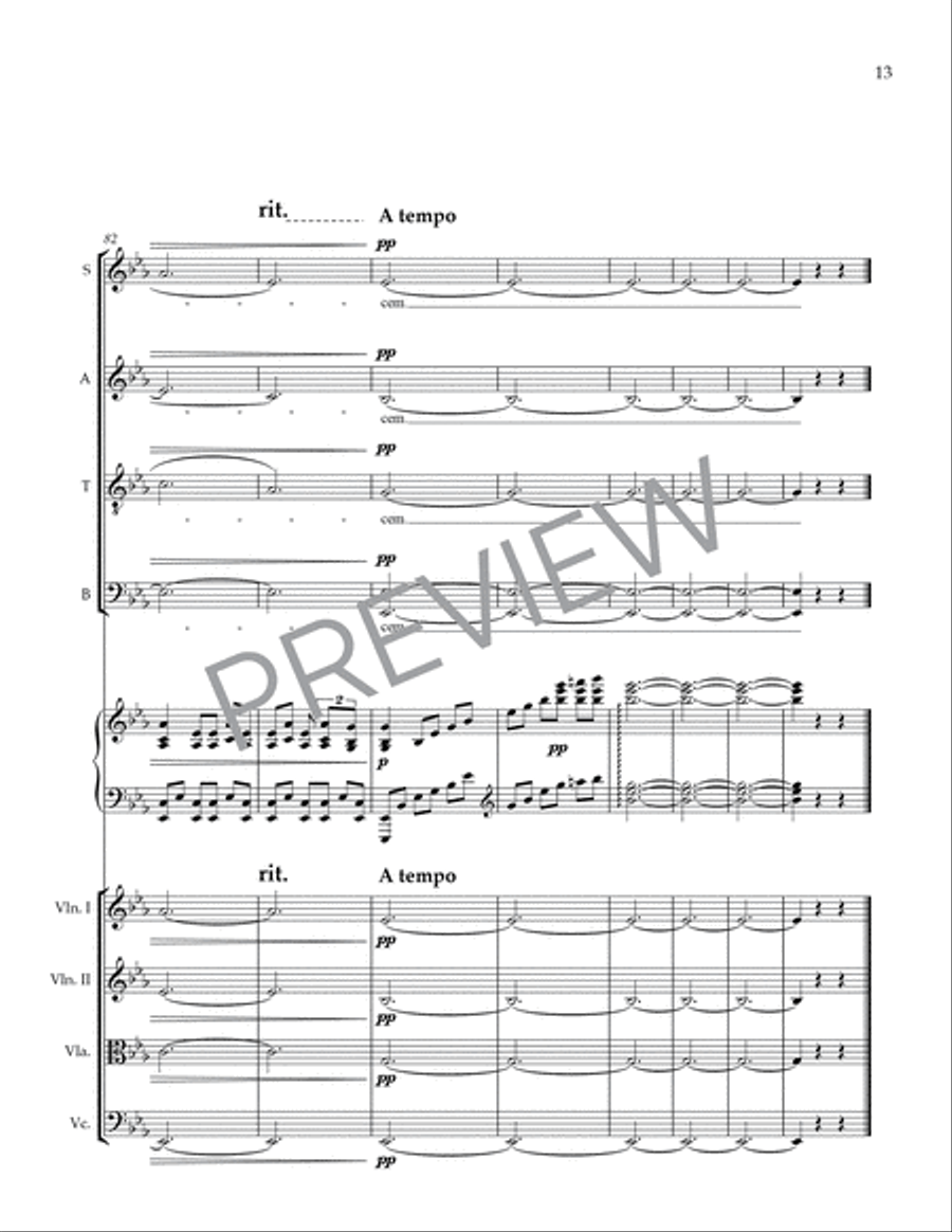 The Ground (Full Score and Instrumental Parts) Choir scores gallery preview page 16
