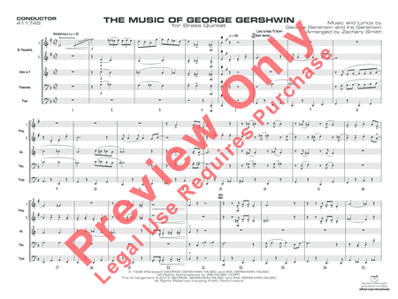 The Music of George Gershwin for Brass Quintet image number null