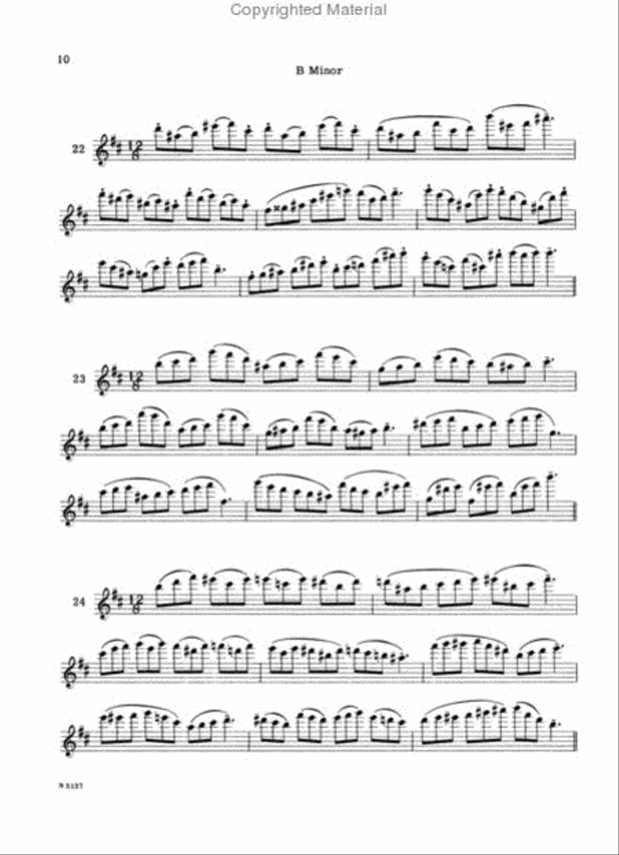 Top Register Studies for Flute