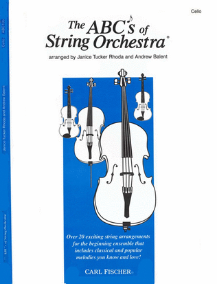 Book cover for ABC's of String Orchestra (Cello)