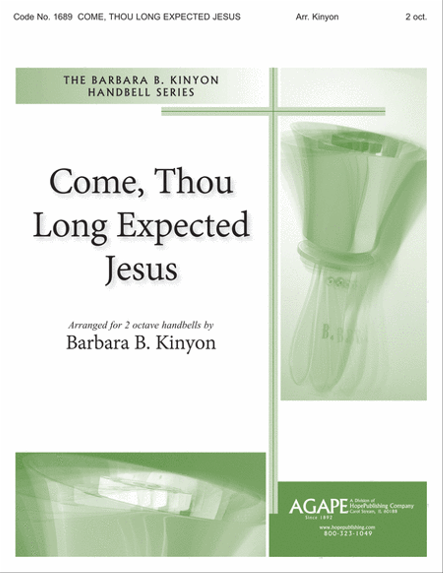 Come, Thou Long Expected Jesus 2-Octaves - Sheet Music