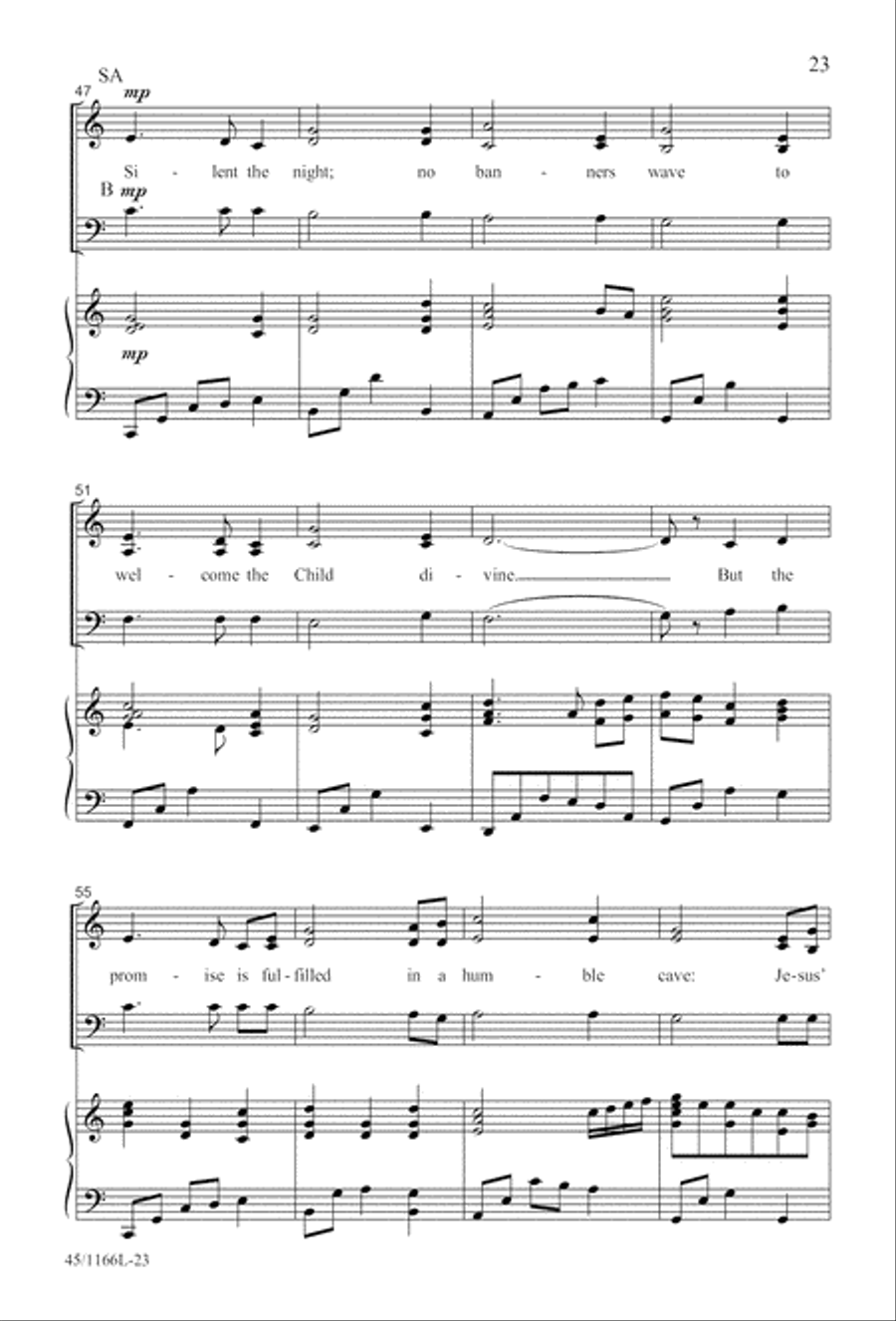 12 Carols for about 12 Singers 3-Part scores gallery preview page 24