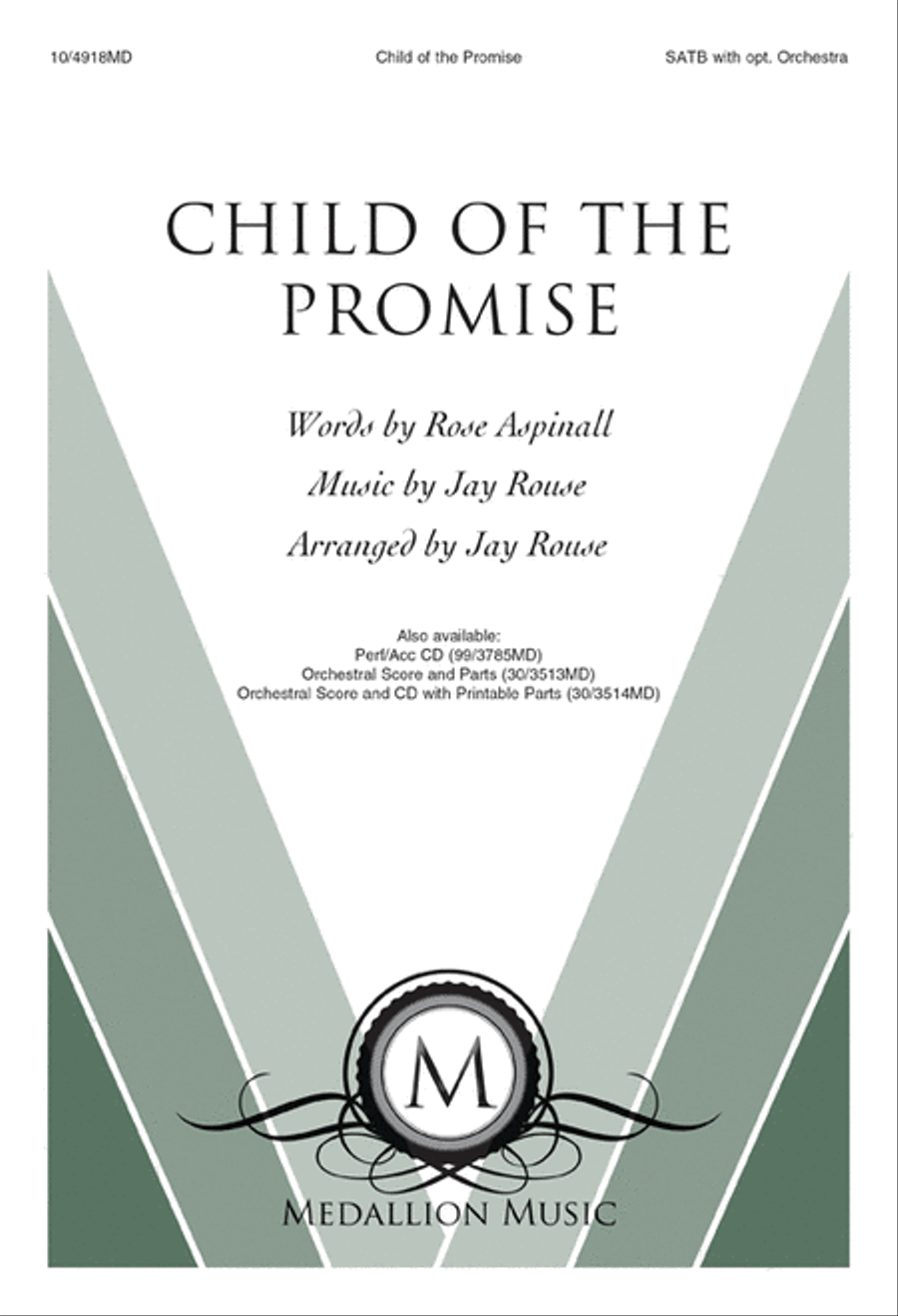 Child of the Promise 4-Part scores gallery preview page 1