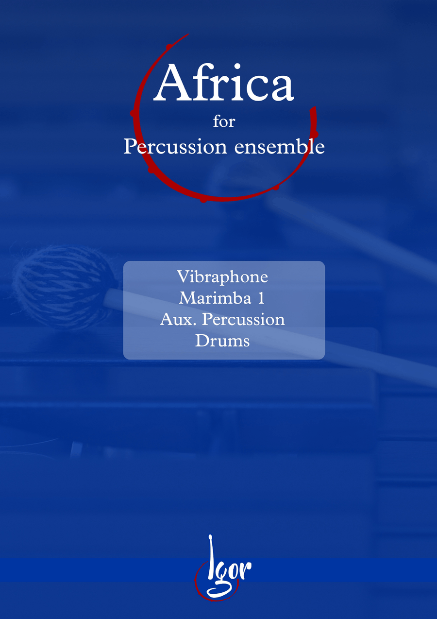 Africa Percussion Ensemble scores gallery preview page 1