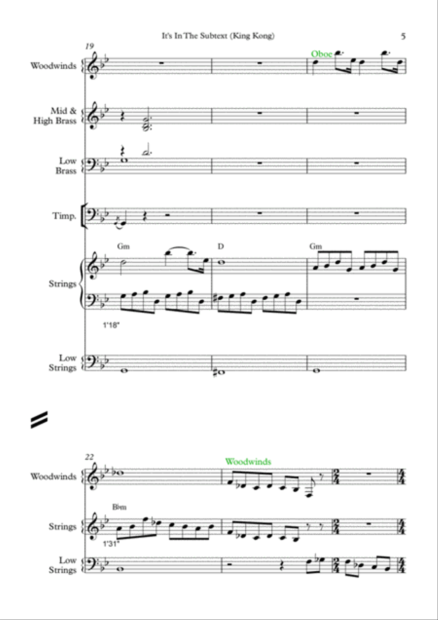 It's In The Subtext Small Ensemble scores gallery preview page 5