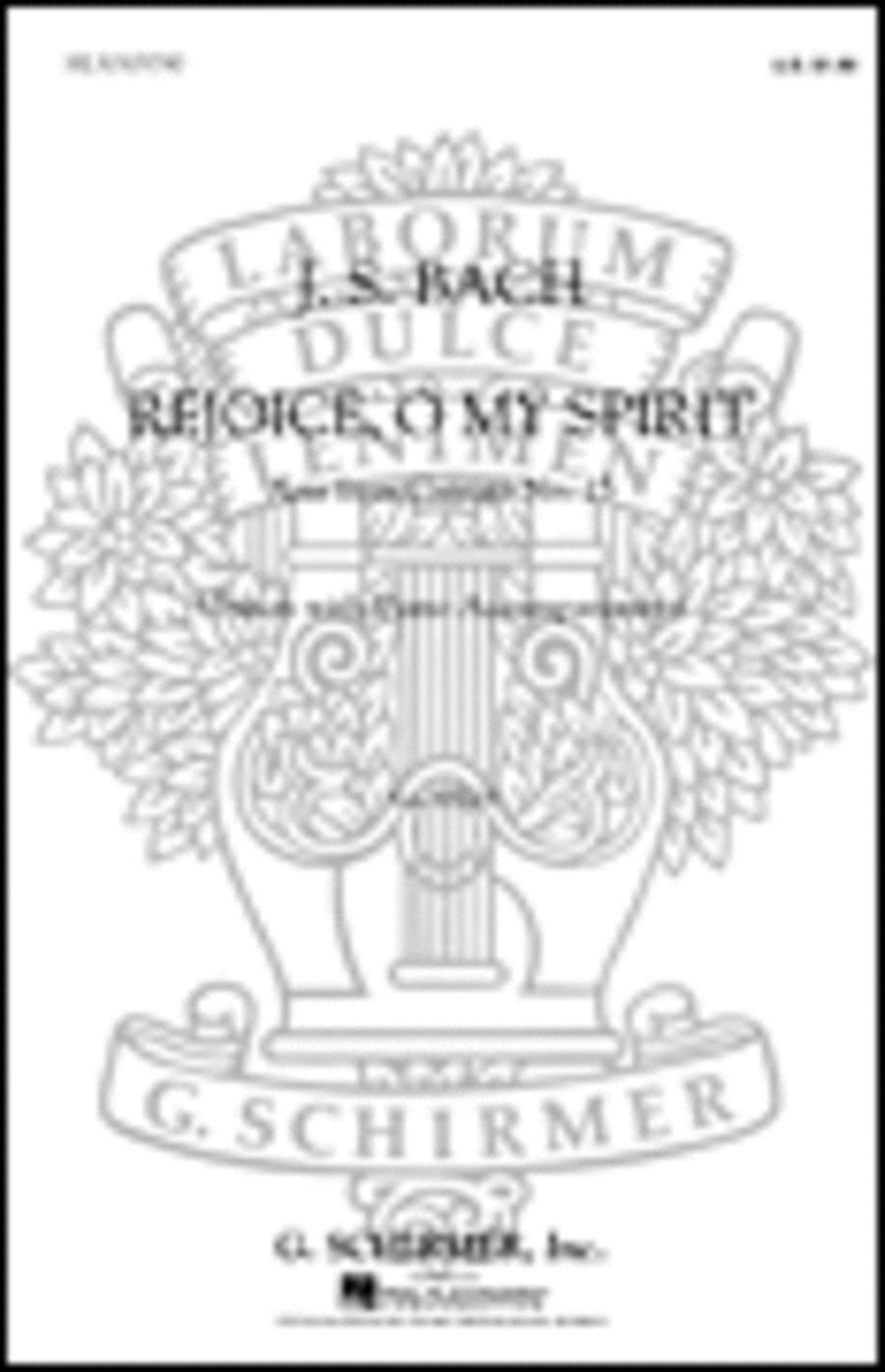 Rejoice O My Spirit Unison Voice Aria From Cantata No15 Unison Choir scores gallery preview page 1
