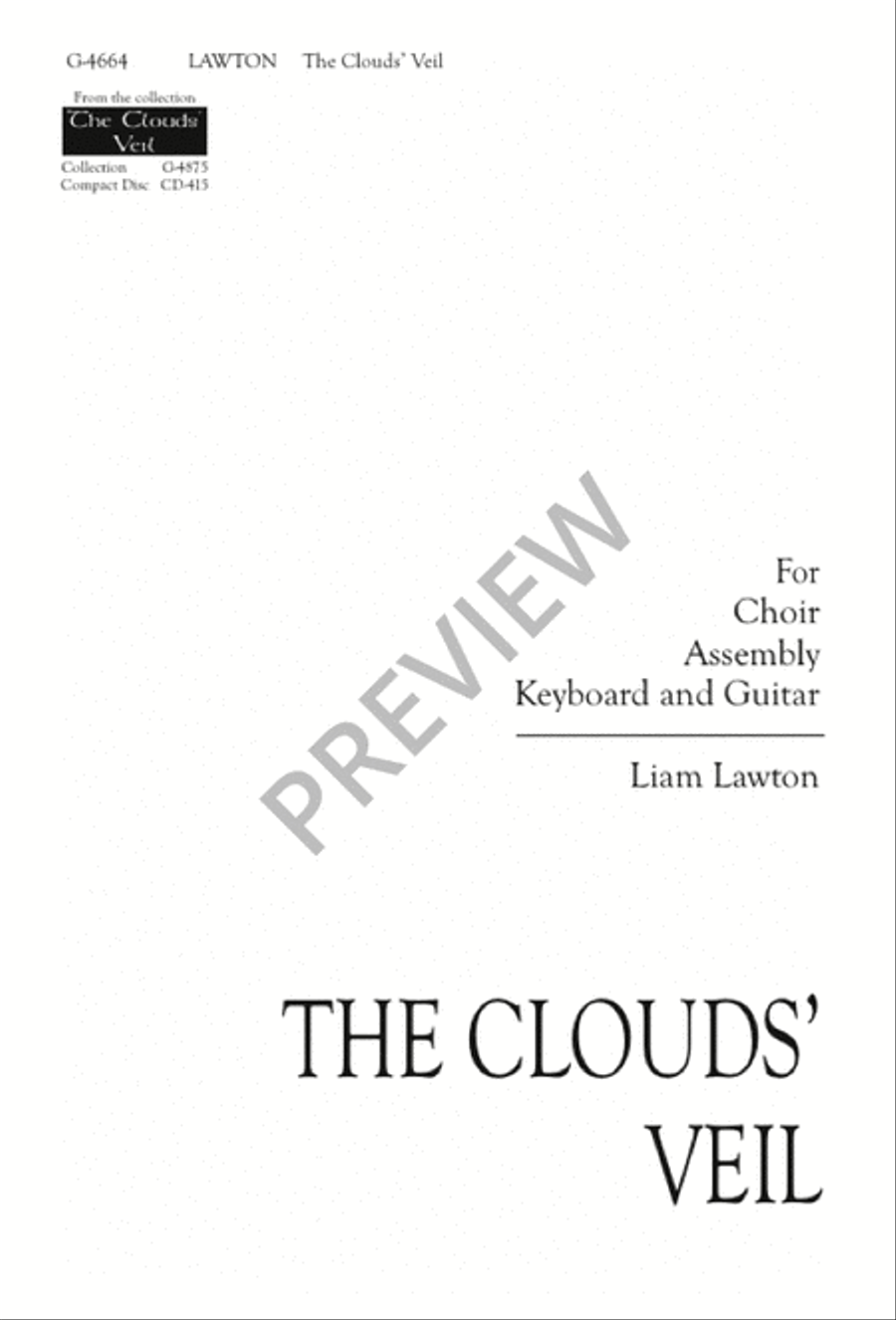 The Clouds' Veil 4-Part scores gallery preview page 3