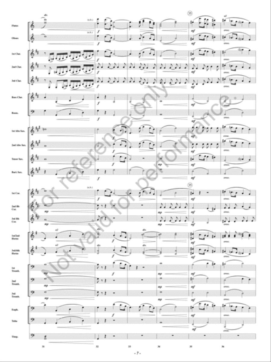 Pagliacci Concert Band scores gallery preview page 6