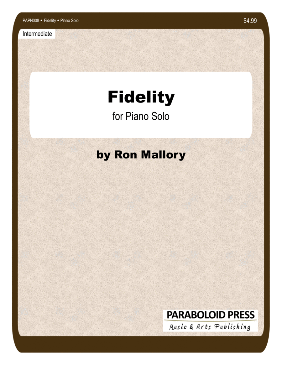 Fidelity (Piano Solo) image number null