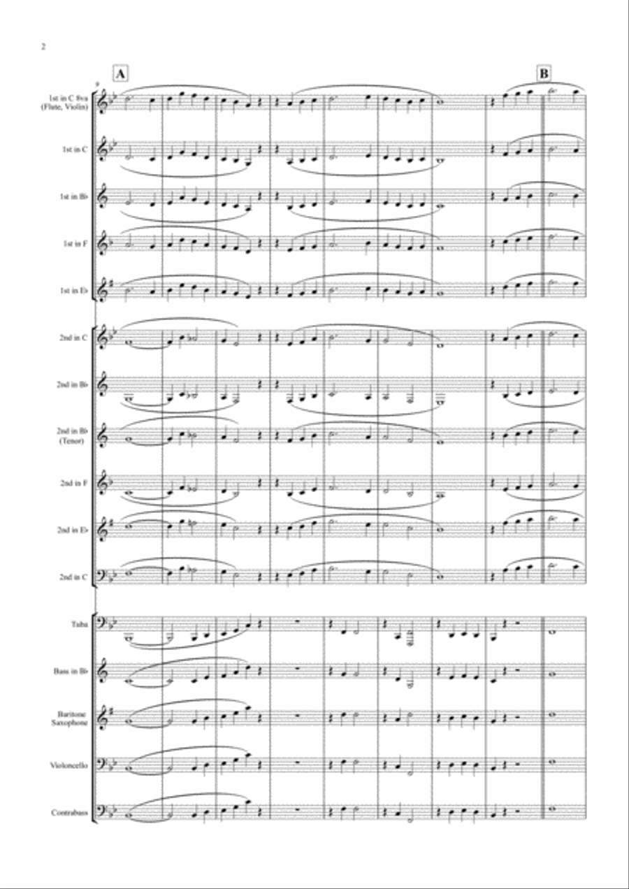 Danny Boy - Londonderry Air - School Band School and Community scores gallery preview page 2