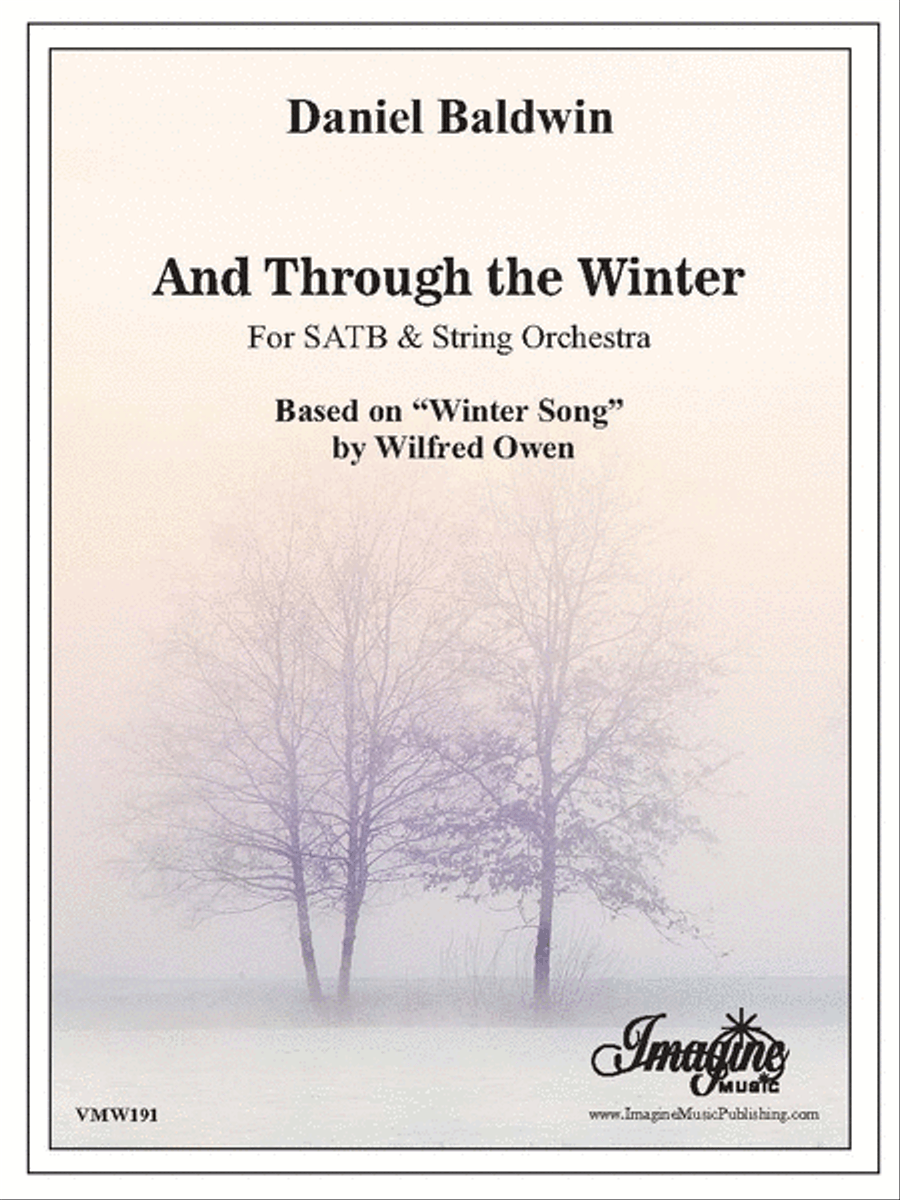 And Through the Winter 4-Part scores gallery preview page 1
