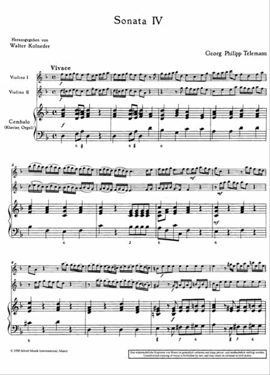 6 Sonatas – Vol. 2:4-6 String Trio scores gallery preview page 2