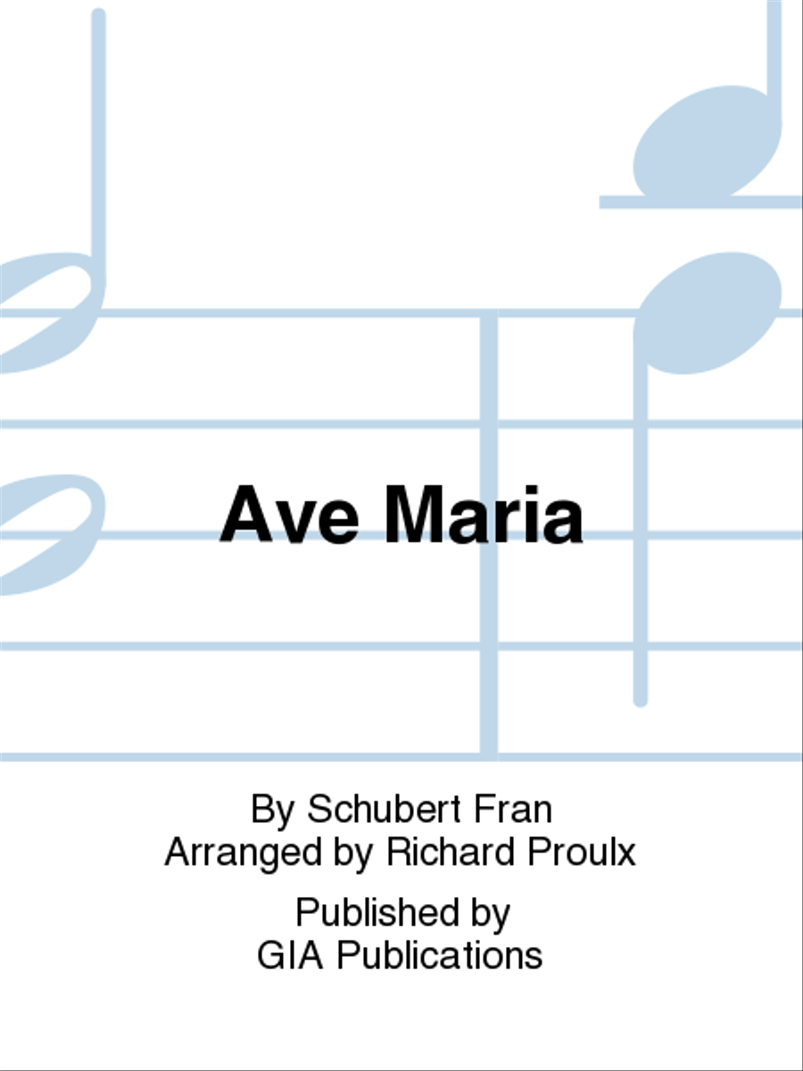Ave Maria - High Key edition Voice Solo scores gallery preview page 1
