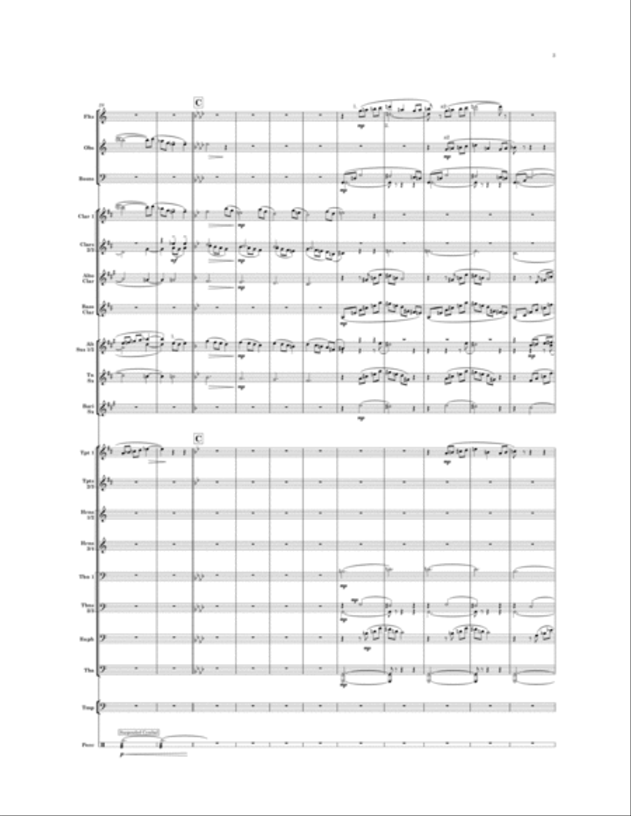 My Love's an Arbutus My Love's an Arbutus Concert Band scores gallery preview page 3