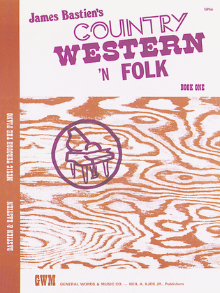 Book cover for Country Western 'n Folk, Book 1