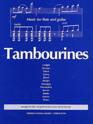 Book cover for Tambourines (Arr. Bent Larsen and Jan Sommer) Flute/Guitar