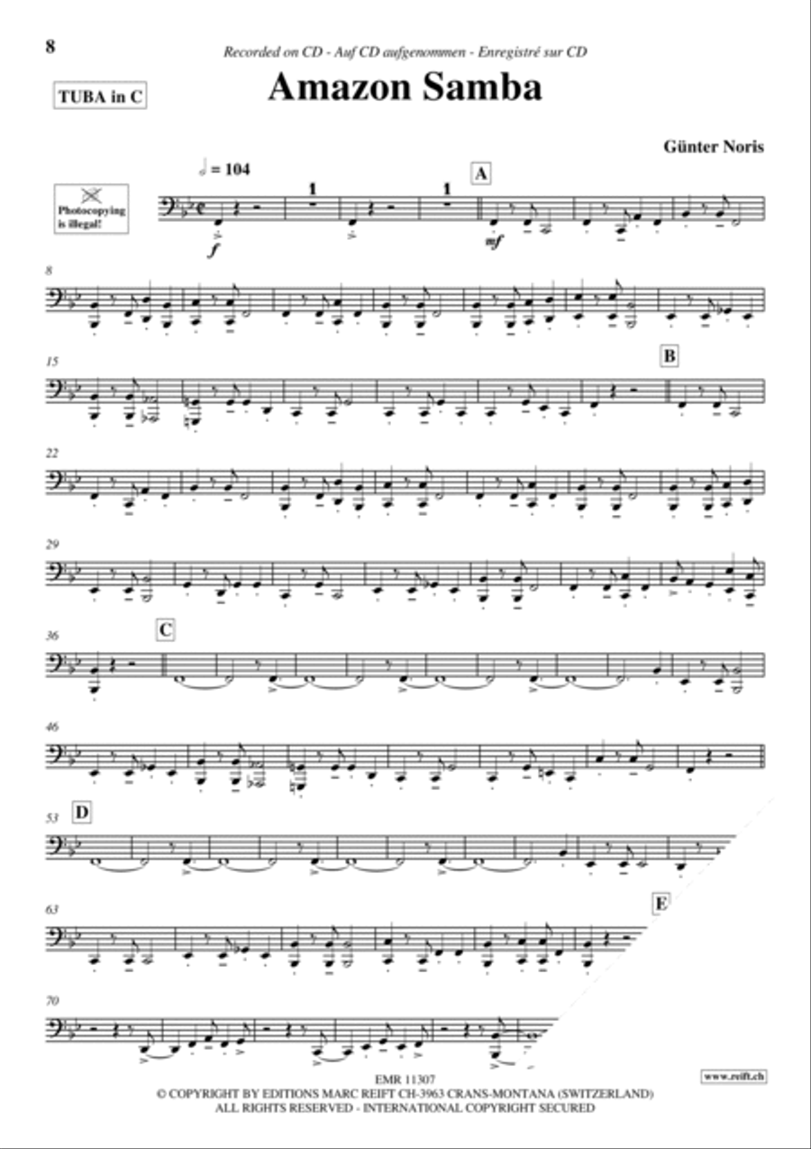 Play The Tuba With The Ballroom Dance Orchestra Vol. 1 Tuba scores gallery preview page 6