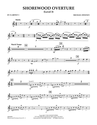Shorewood Overture (for Multi-level Combined Bands) - Bb Clarinet 1 (Level 3)