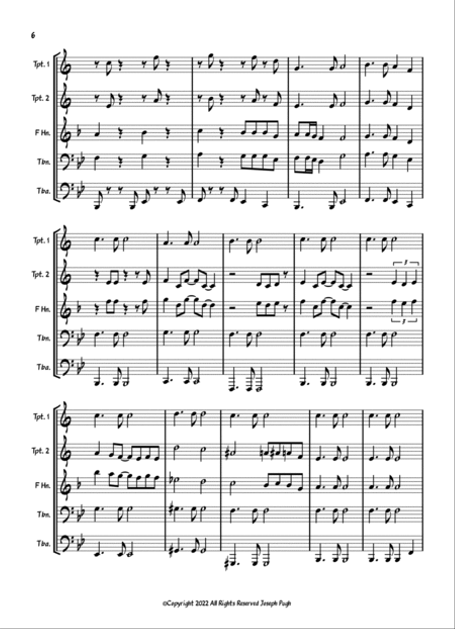 You've Lost That Lovin' Feelin' Brass Ensemble scores gallery preview page 6
