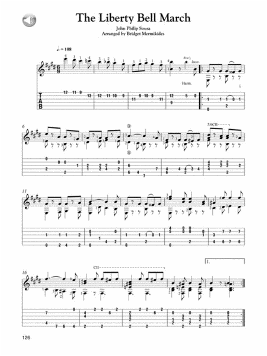 Classical Guitar Sheet Music Acoustic Guitar scores gallery preview page 6