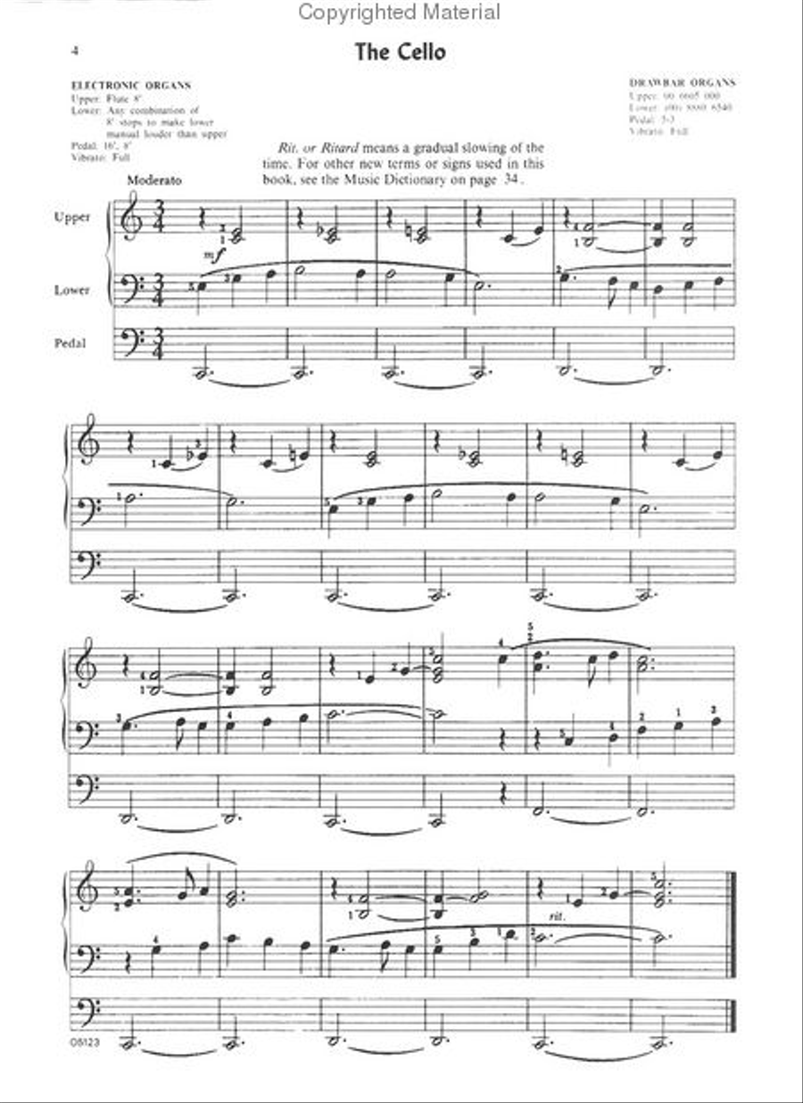Bernadine Moore Organ Course - Book 3 Organ Solo scores gallery preview page 2