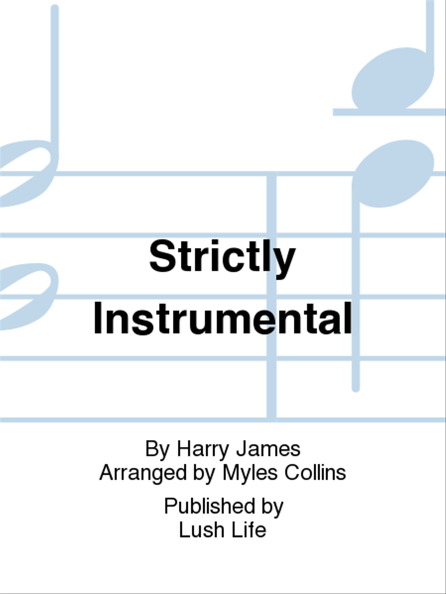 Strictly Instrumental Big Band scores gallery preview page 1